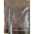 Knitted Foil Leather Look Fabric for Sofa Cover